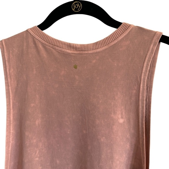 Spiritual Gangster Pink Mineral Washed Logo Muscle Tank, Size M/L - Picture 6 of 8